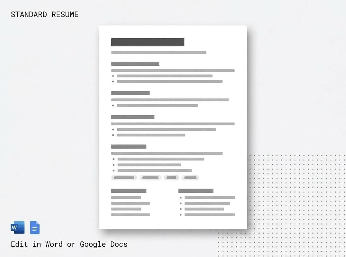 Standard Resume